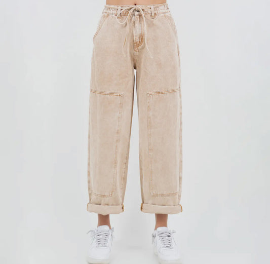 Erin Tan Barrel Jeans