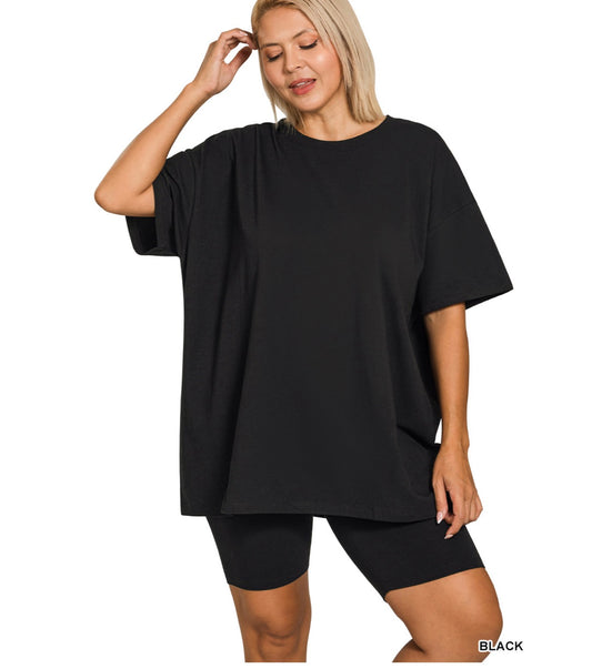 Biker Short Set Black