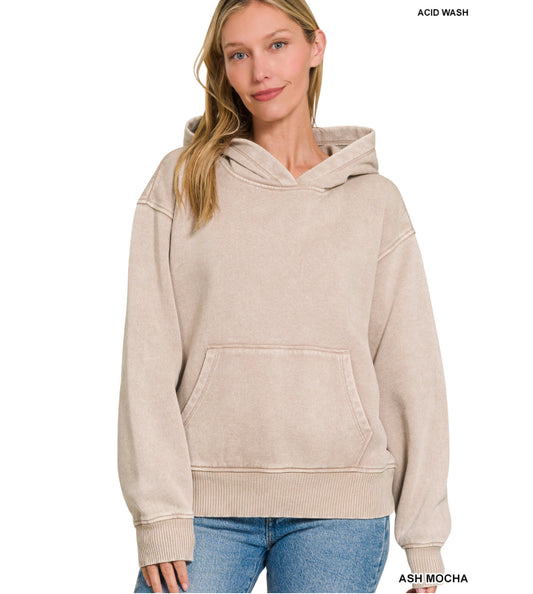 Laura Pullover Hoodie in Ash Mocha