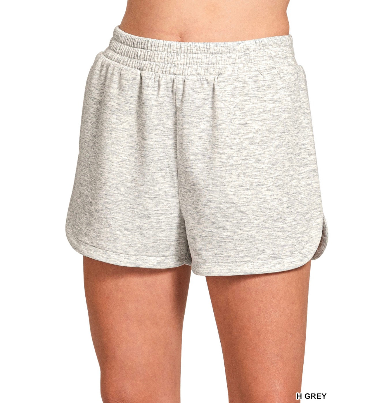 Scuba Shorts in Heather Grey