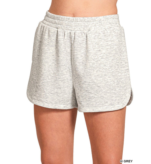 Scuba Shorts in Heather Grey