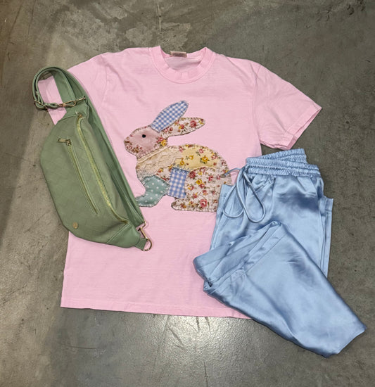 Patchwork Bunny Tee