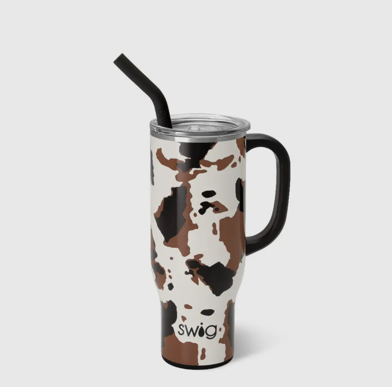 Brown Cow Print Tumbler 30oz