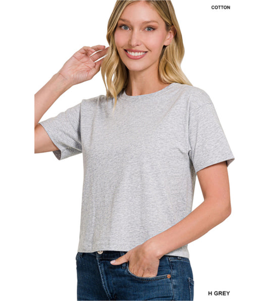 Bri Basic Top Short Sleeve