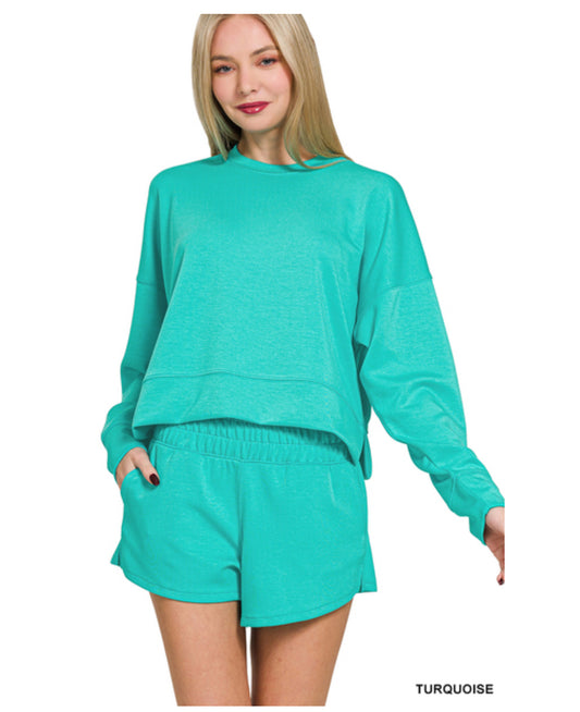 Mari Long Sleeve Short Set 5 colors