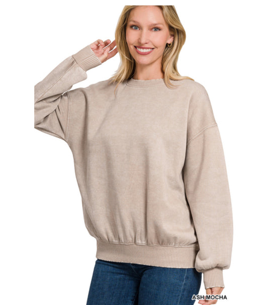 Elly Pullover in Ash Mocha