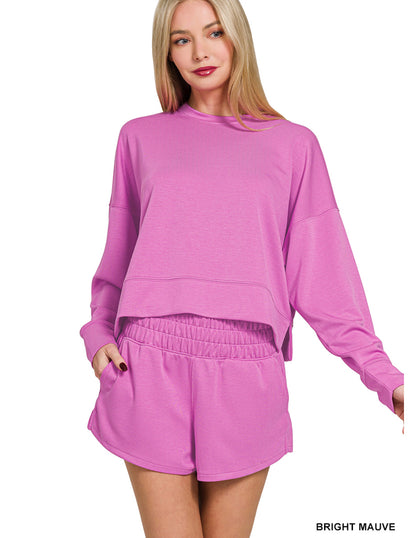 Mari Long Sleeve Short Sets