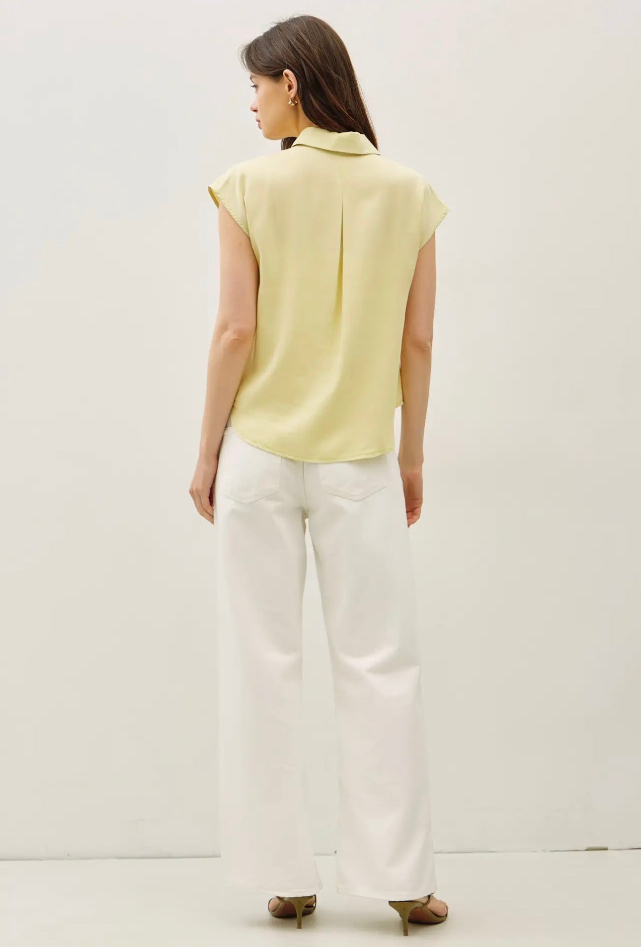 Renley Tencel Shirt in Squash