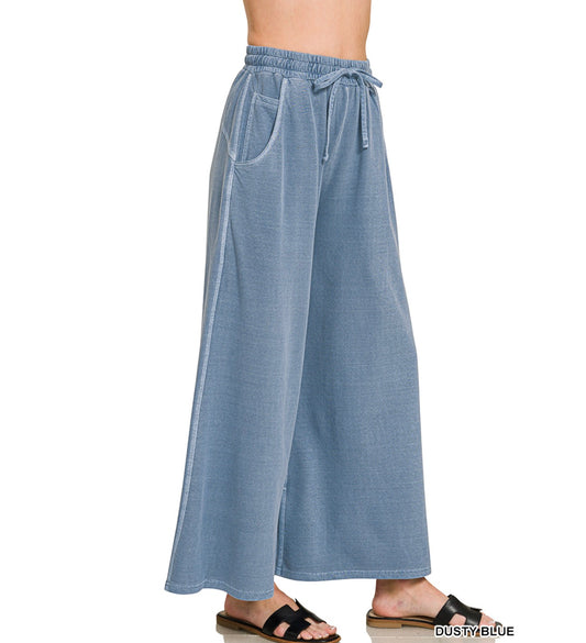 It Girl Everyday Pant in Dusty Blue