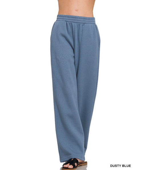 Scuba Pants in Dusty Blue