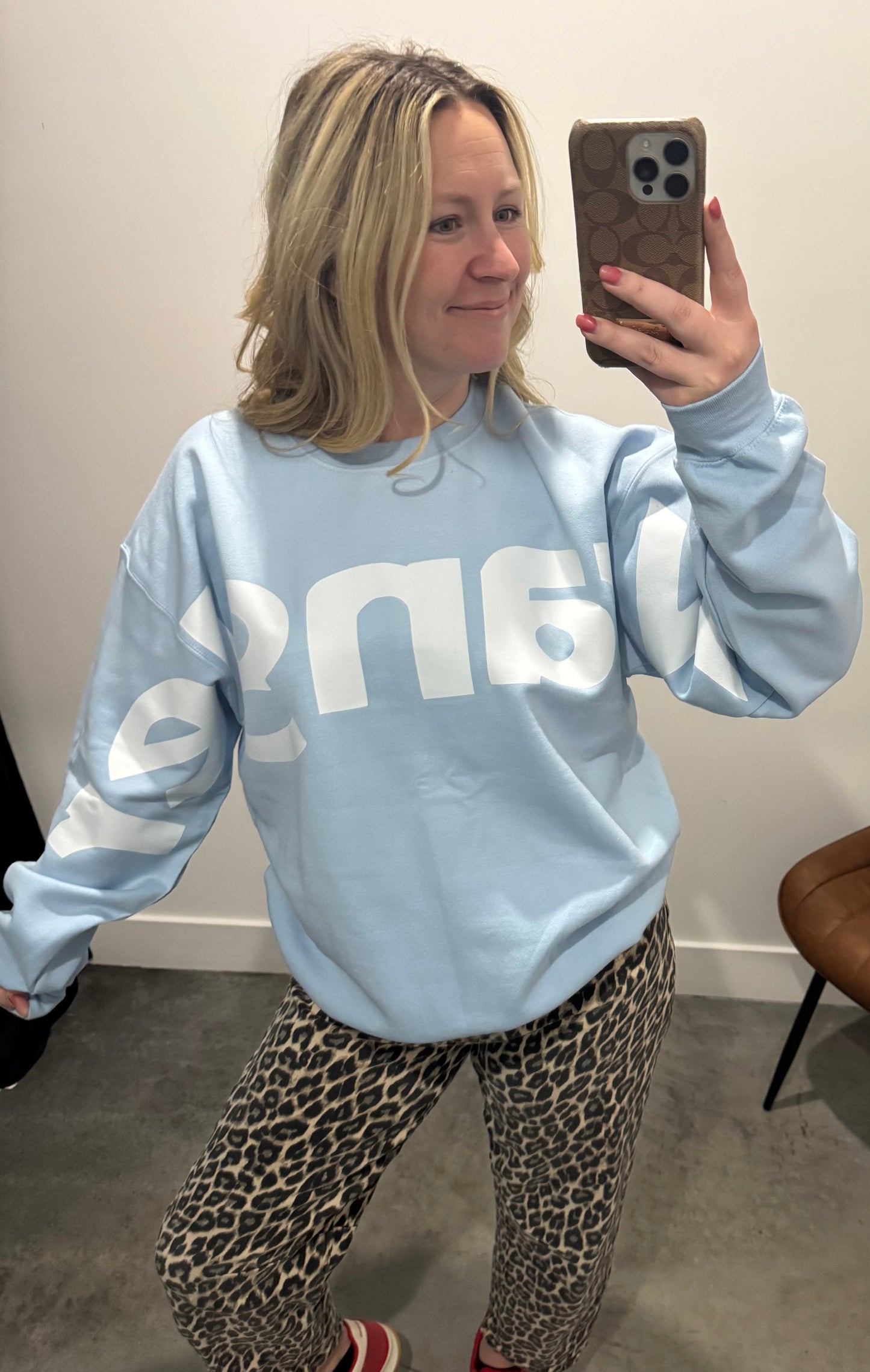 Wrangler Style Crew in Blue