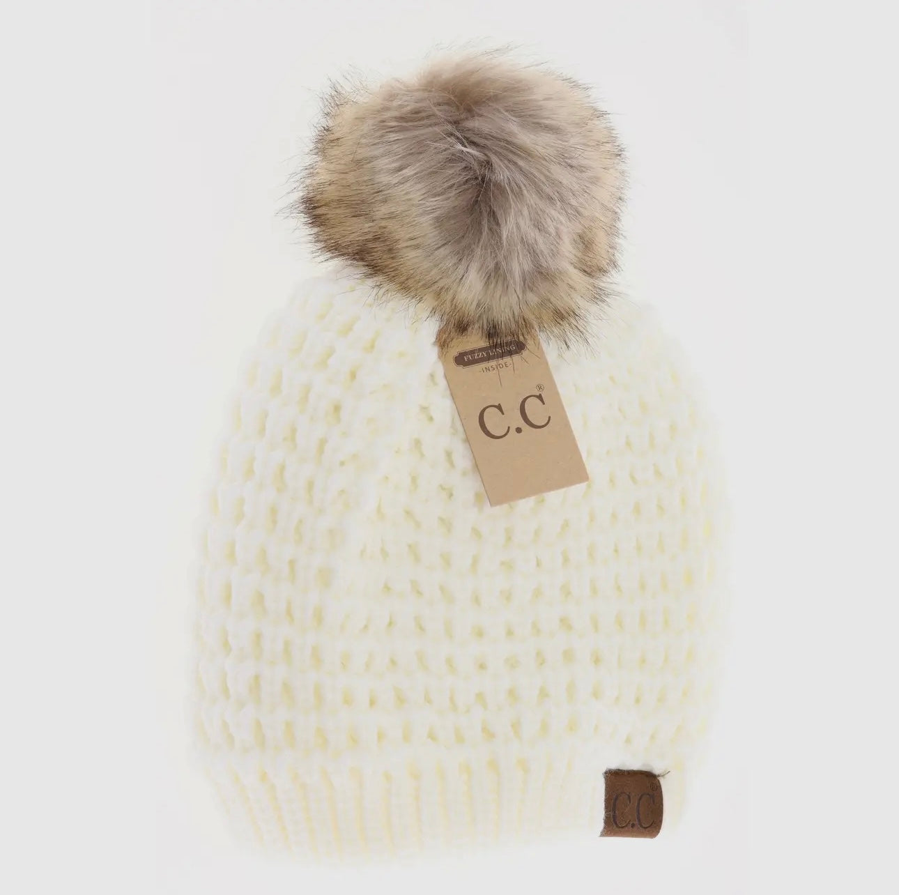 C.C Solid Waffle Stitch Beanie