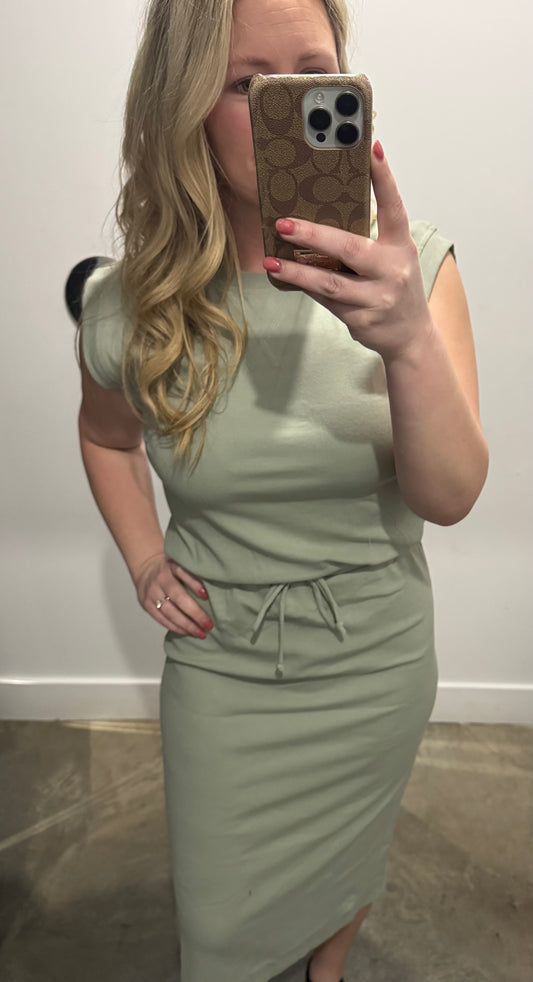 Olive Midi Dress