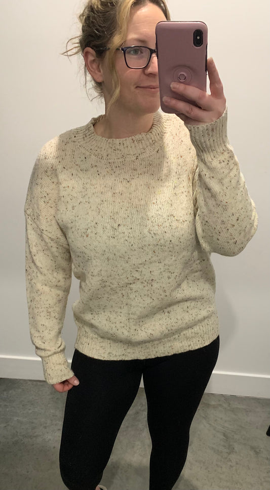 Speckled Oatmeal Sweater