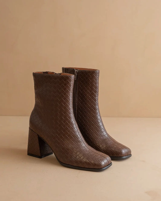 The Demi Ankle Boot in Coffee