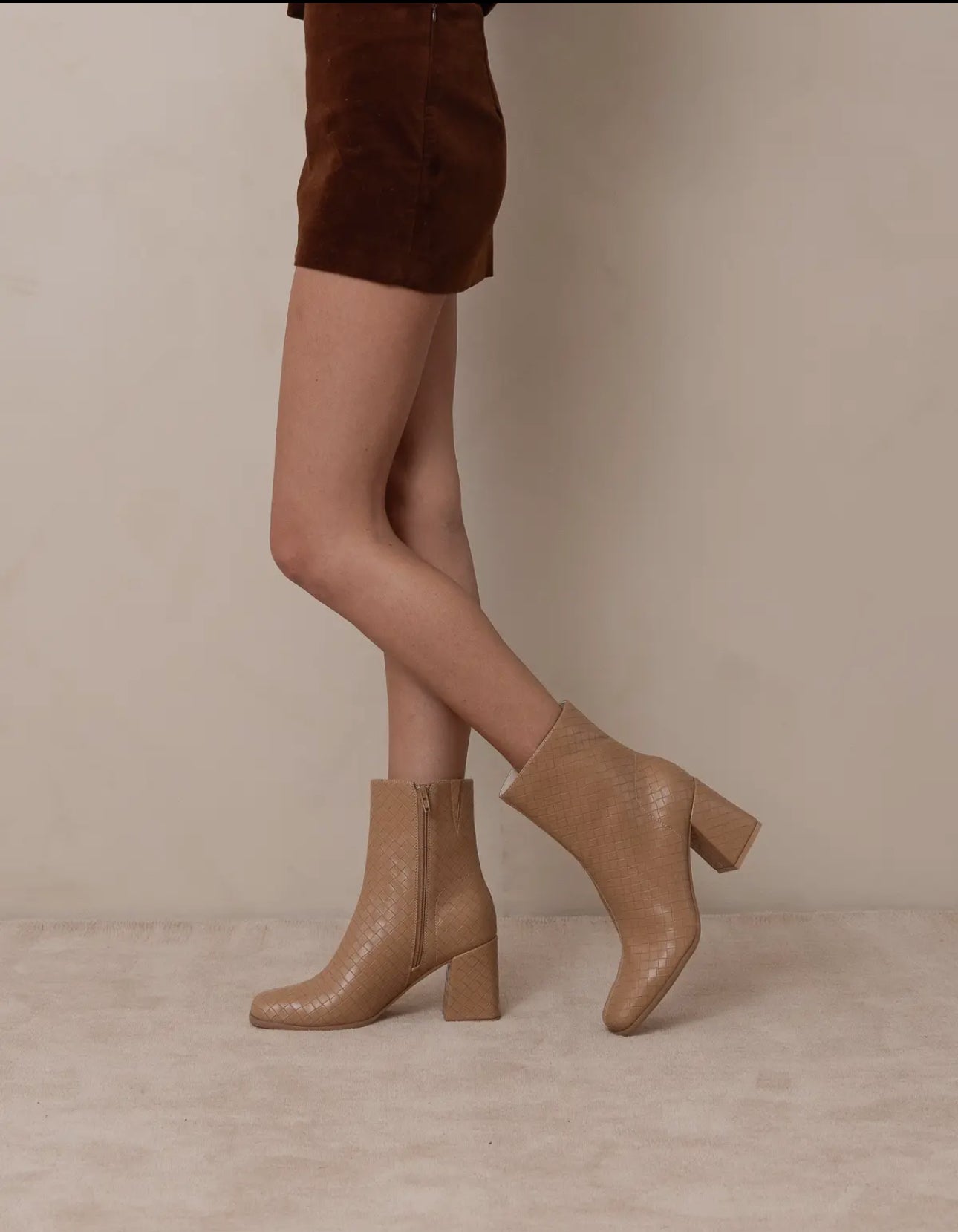 The Demi Ankle Boot in Camel
