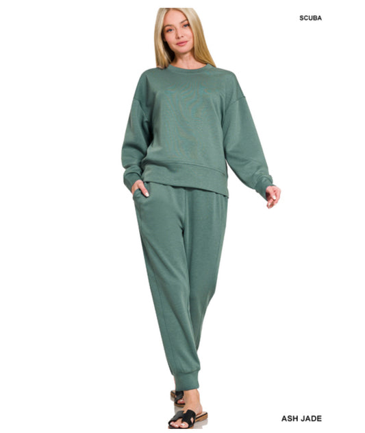 Scuba Jogger Sets Ash Jade