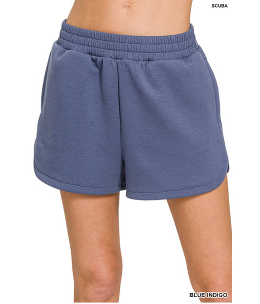 Scuba Active Shorts in Blue Indigo