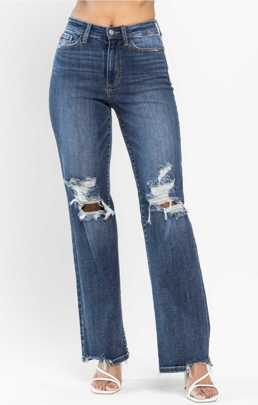 Jessica 90's Distressed Denim