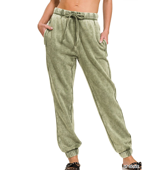 Payton Joggers in Light Olive