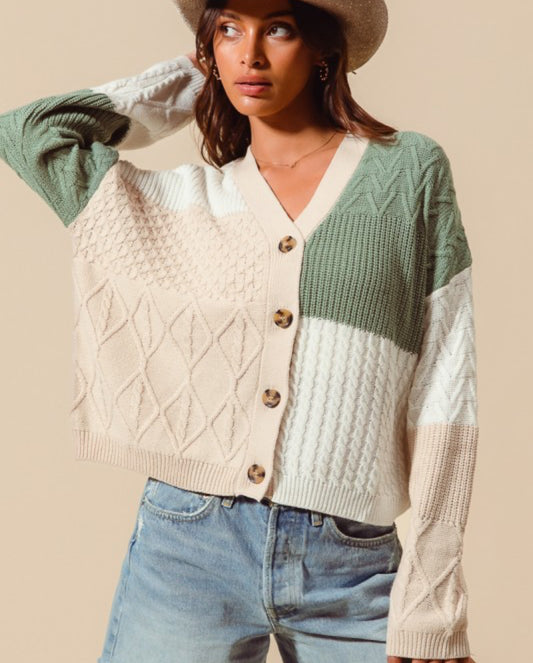 Juniper Colorblock Cardi