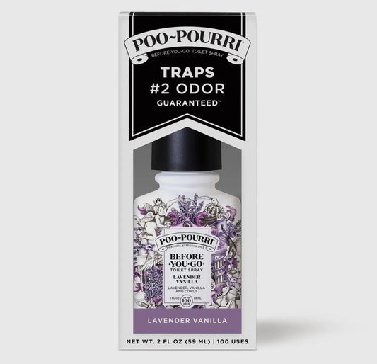 Poo~Pourri Toliet Spray Lavender Vanilla Scent
