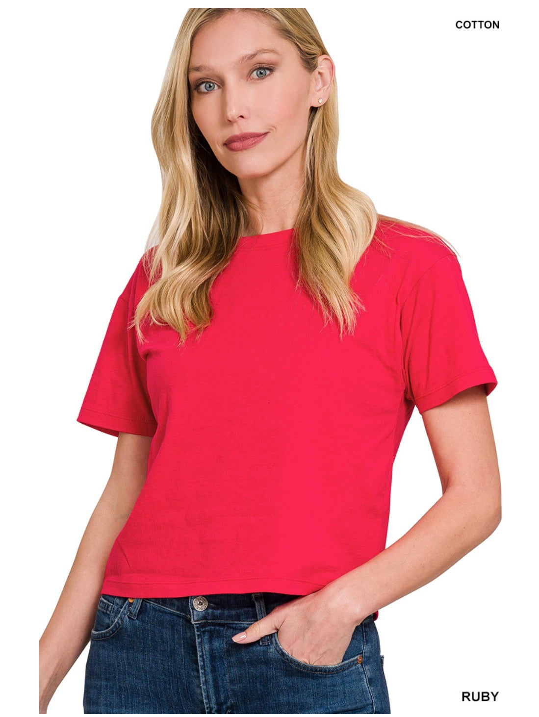 Bri Basic Top Short Sleeve