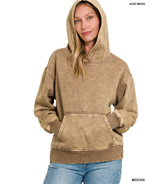 Laura Pullover Hoodie in Mocha