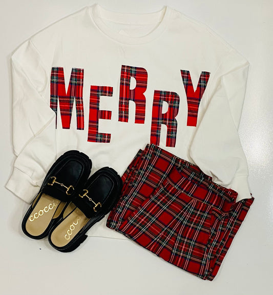 Voted Most Festive Plaid Pants