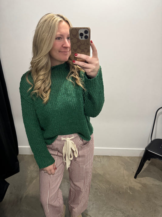 Irma Knit Sweater in Forest Final Sale
