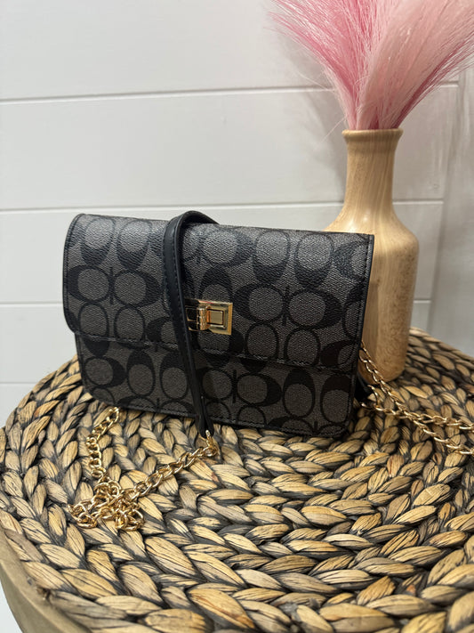 Monogram Bag in Black Chain Strap