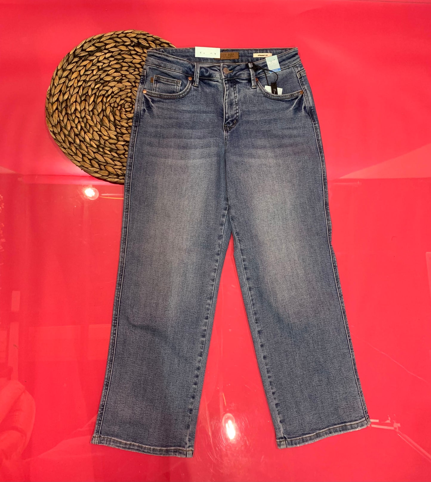 Judy Blue Medium Rise Petite Vintage Wash