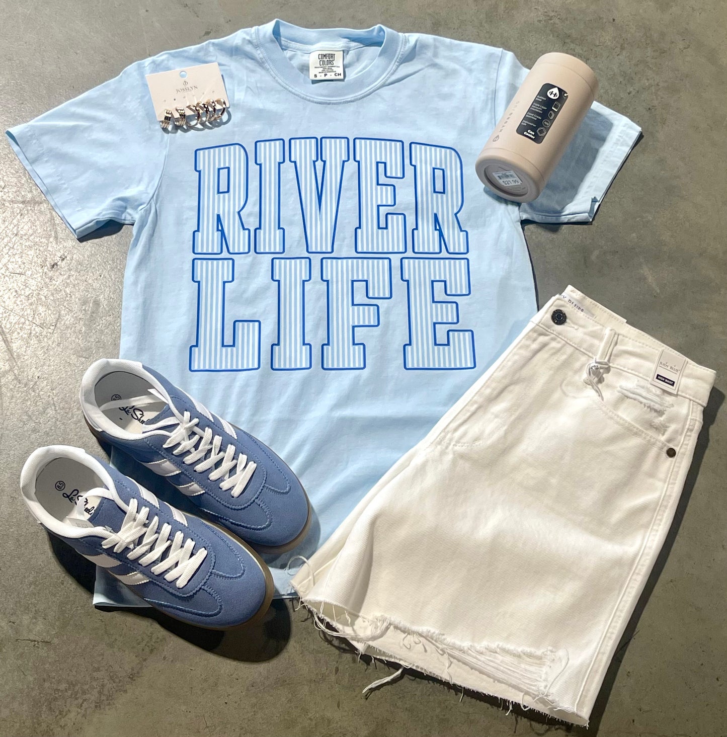 River Life on Comfort Colors Tee