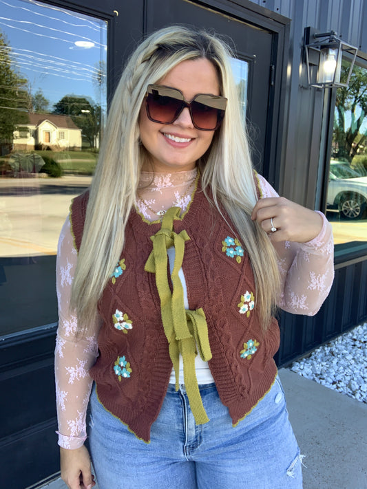 Remi Tie Front Vest