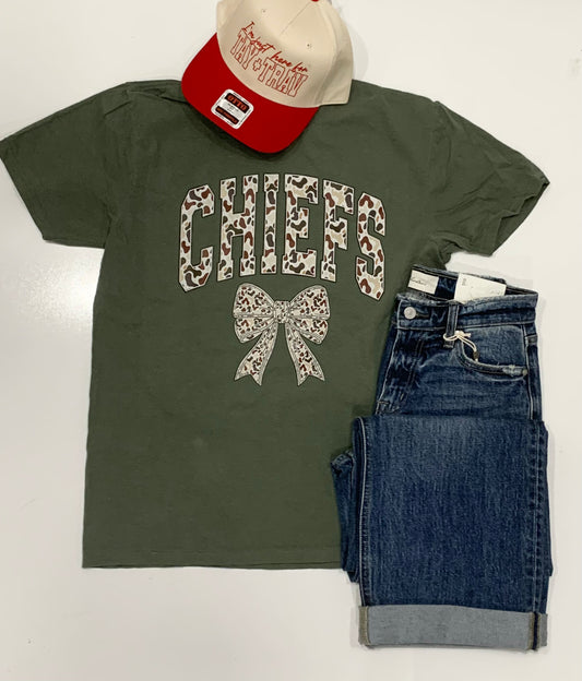 Kansas City Football Graphic Tee on Moss