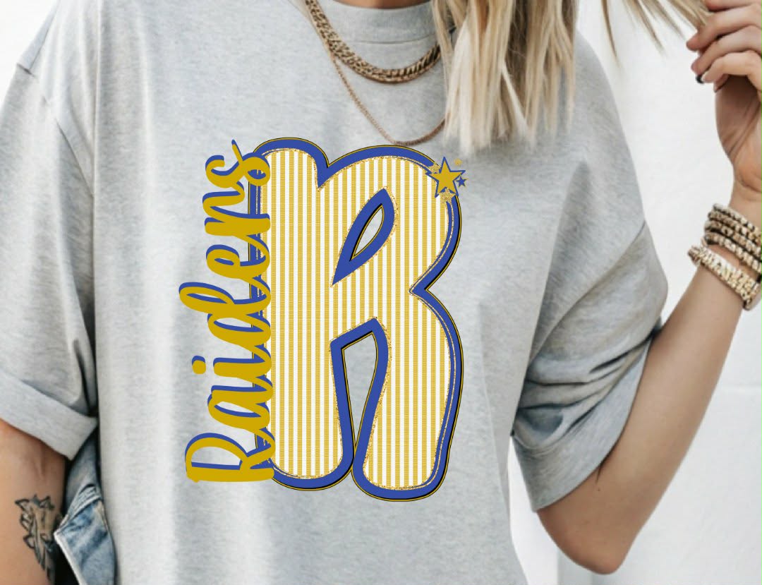 Raiders “R” Tee - Preorder