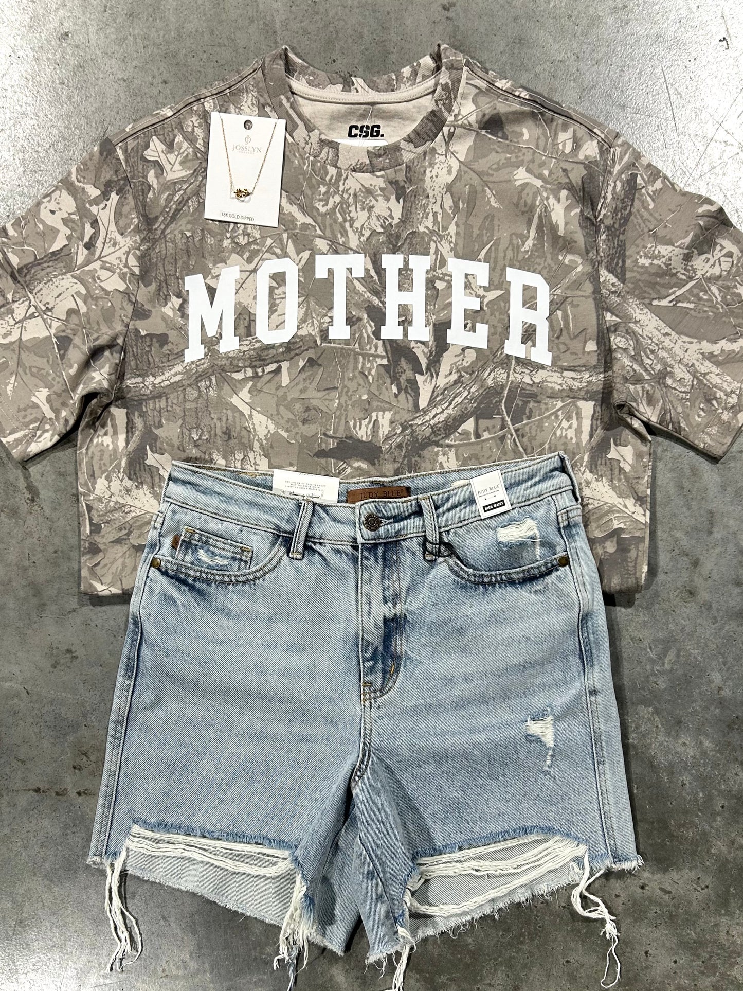 Mother Tee on Camo