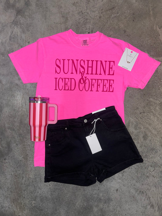 Sunshine & Iced Coffee Graphic Tee
