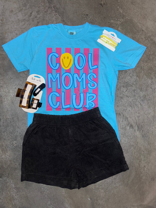 Cool Moms Club Graphic Tee In Lagoon