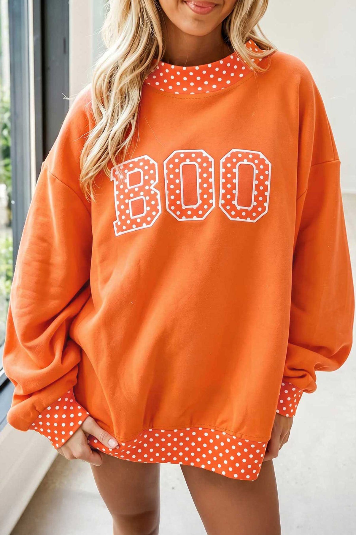 Boo Mockneck Sweatshirt
