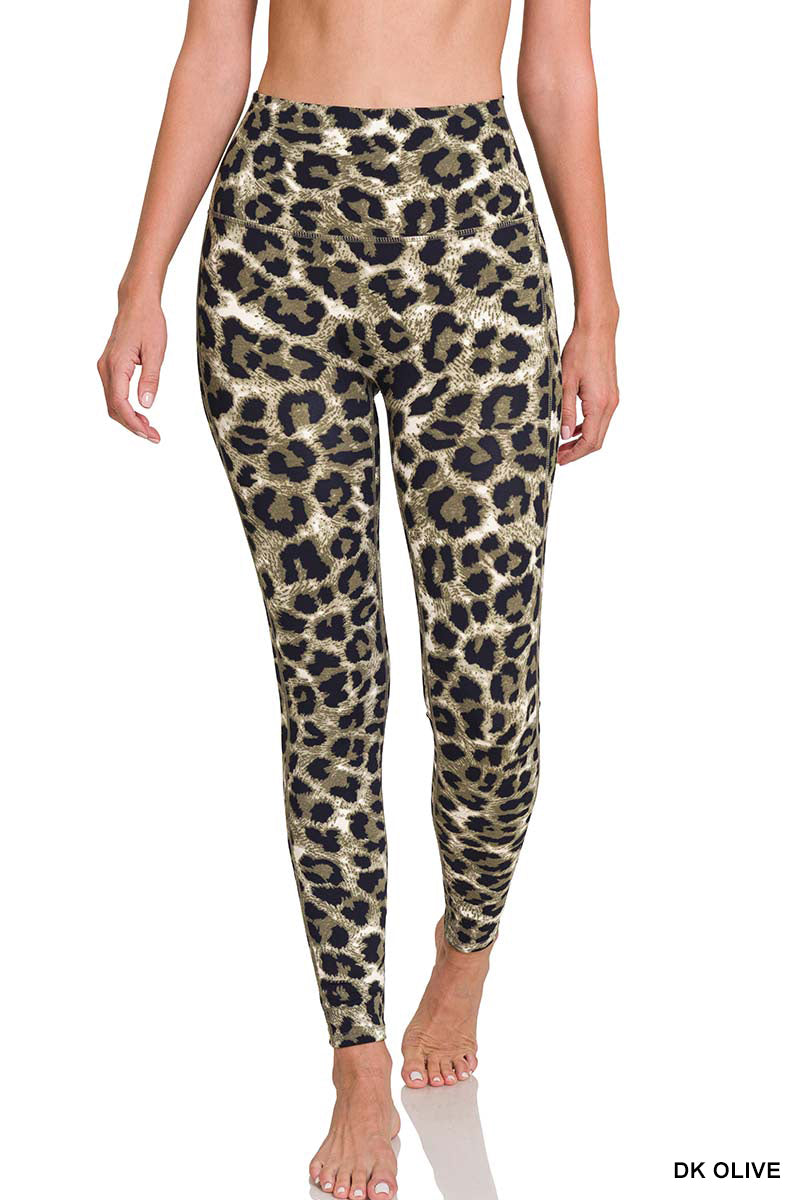 Cheetah Pocket Leggings (3 Colors)