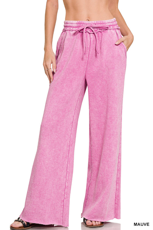 Everyday Fleece Sweat Flares in Mauve