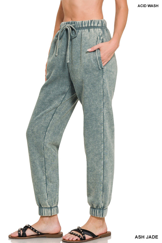 Payton Joggers in Ash Jade