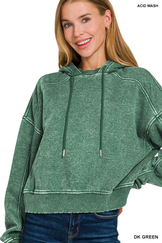 Serena Hoodie in Dark Green