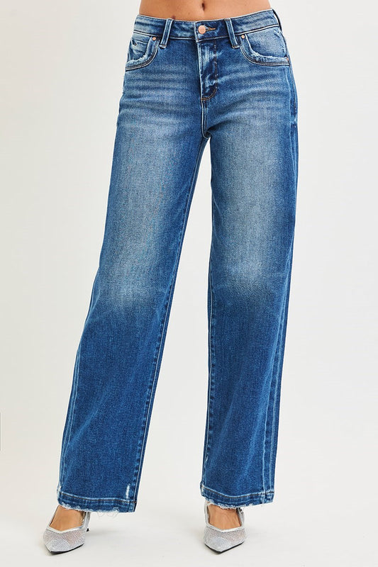 Risen Side Seam Detail Straight