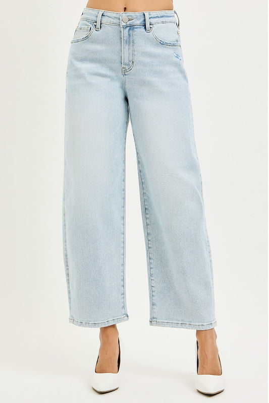 Ruthie High Rise Barrel Jeans