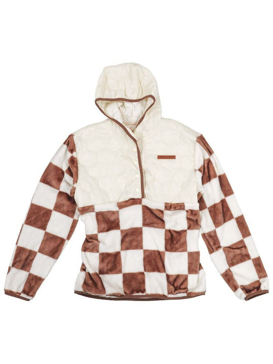 Simply Southern Check Print Pullover