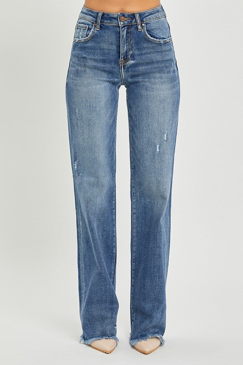 Rylie Straight Jean Dark Wash