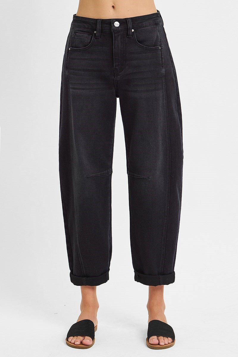 Regina Cropped Barrel Jeans