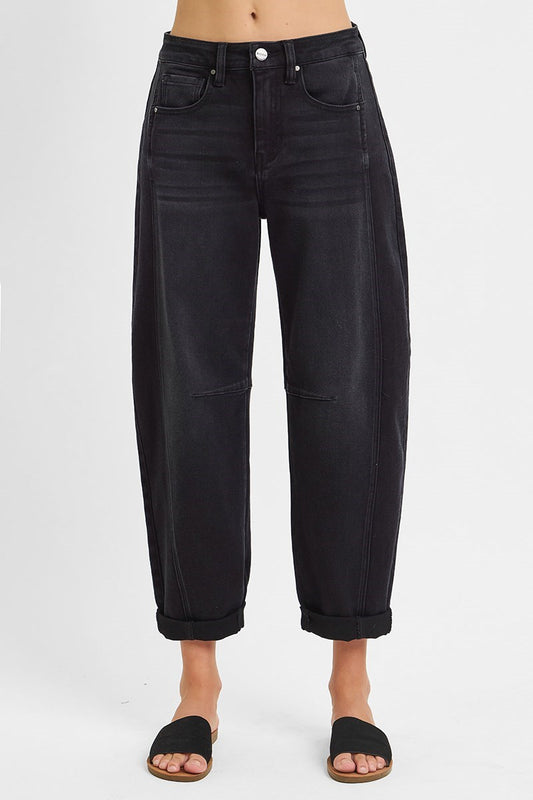 Regina Cropped Barrel Jeans